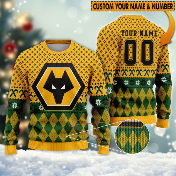 Personalized Wolverhampton Wanderers 3D Ugly Sweater - TANTN 2482