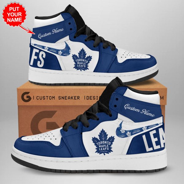 Personalized Toronto Maple Leafs AJ 1 Sneaker - VANDH 943