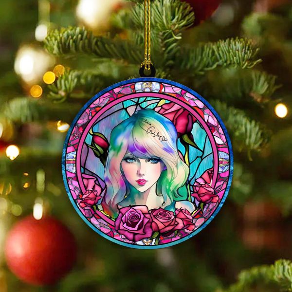 Taylor Swift 2-Side Printed Acrylic Ornament - VANDH 1063.1