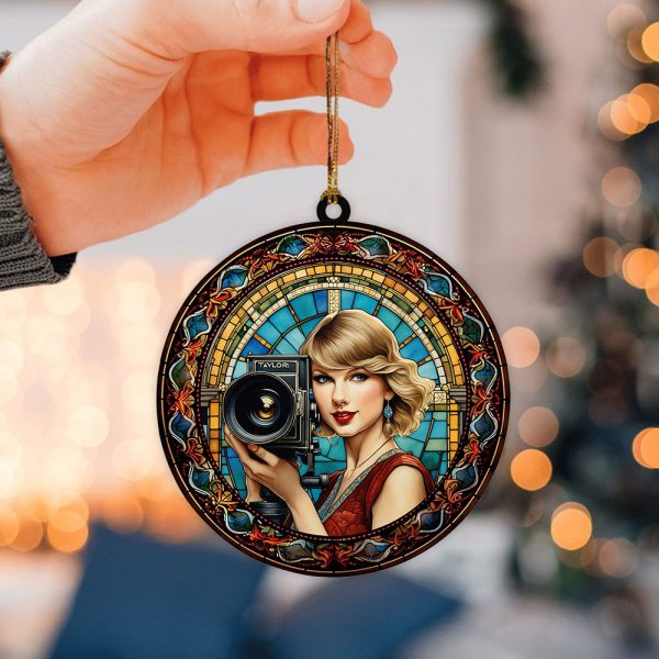 Taylor Swift 2-Side Printed Acrylic Ornament - VANDH 1063.4