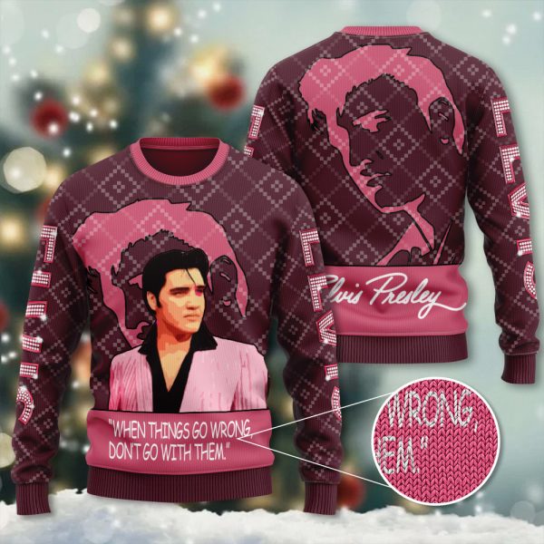 Elvis Presley 3D Ugly Sweater - ANHNV 1845