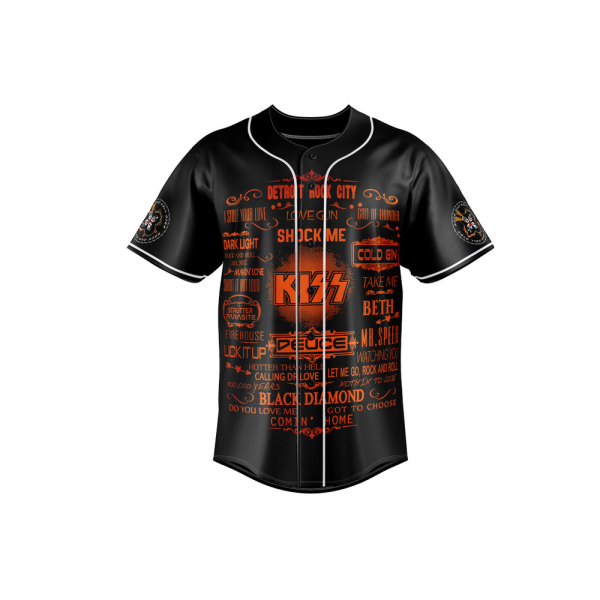 Kiss Band Baseball Jersey - ANHNV 1902