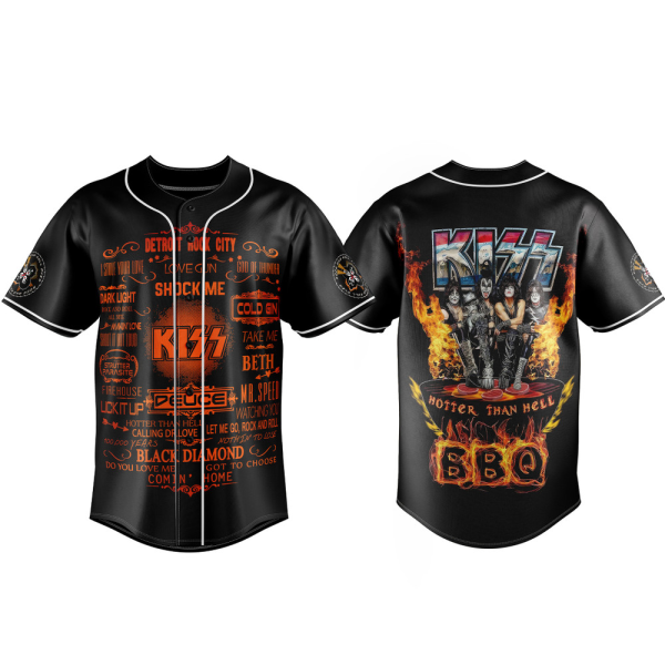 Kiss Band Baseball Jersey - ANHNV 1902