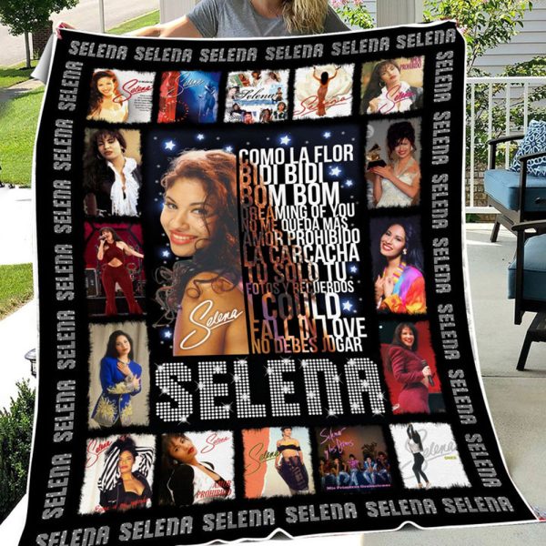 Selena Quintanilla Pérez Quilt Blanket - VANDH 1041