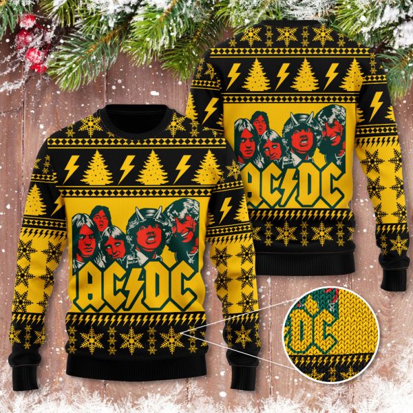 AC/DC 3D Ugly Sweater - NGHIAVT 0846