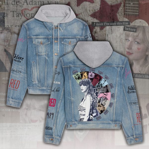 Taylor Swift Women's Denim Hood Jacket - ANHNV 3009