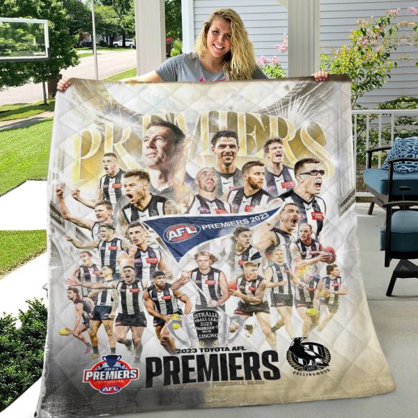 2023 AFL Premiers Collingwood FC Quilt Blanket - VANDH 1150