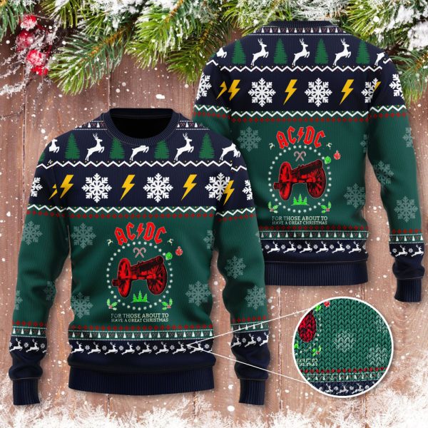 AC/DC 3D Ugly Sweater - NGHIAVT 0850