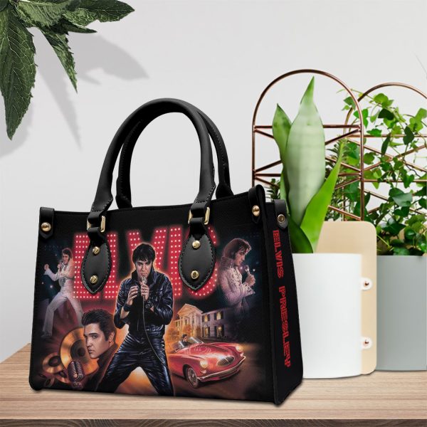 Elvis Presley Leather HandBag - ANHNV 1974