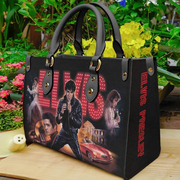 Elvis Presley Leather HandBag - ANHNV 1974