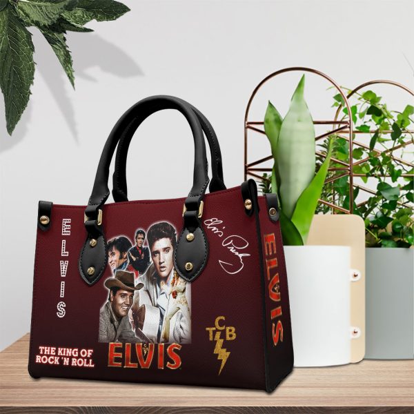 Elvis Presley Leather HandBag - ANHNV 1975