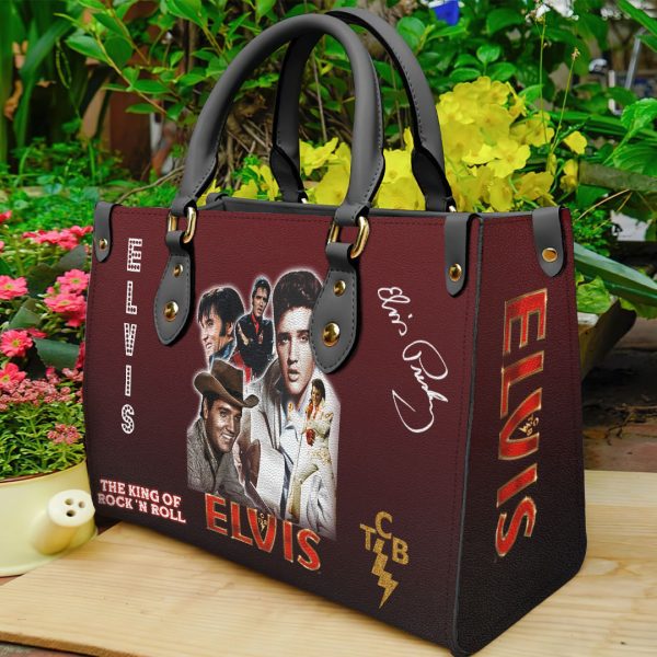 Elvis Presley Leather HandBag - ANHNV 1975