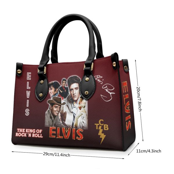 Elvis Presley Leather HandBag - ANHNV 1975