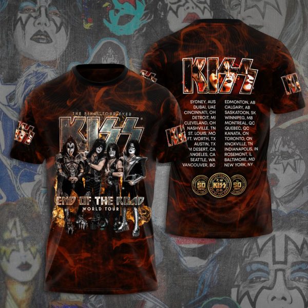 Kiss Band 3D T-Shirt - ANHNV 1985