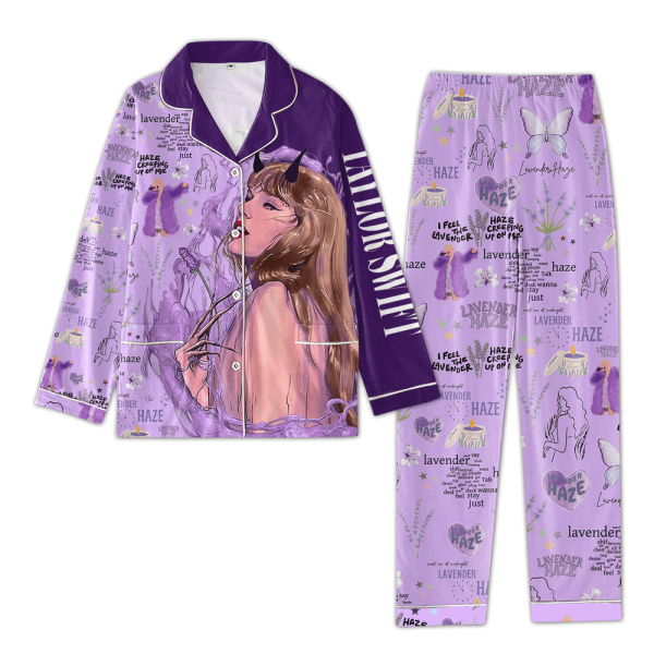 Taylor Swift Button Down Pajamas Set – ANHNV 1995