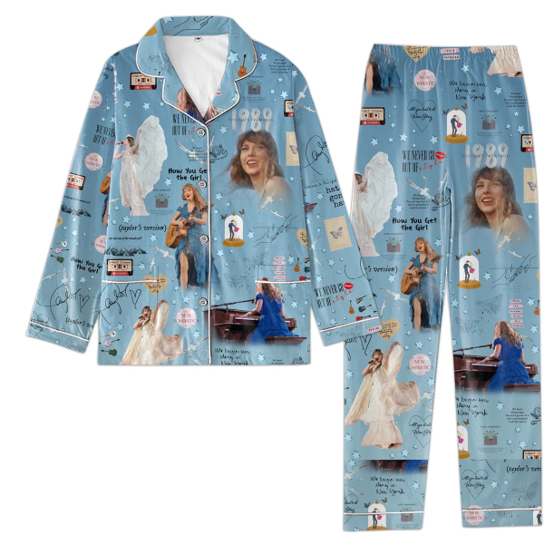 Taylor Swift Button Down Pajamas Set – ANHNV 1999