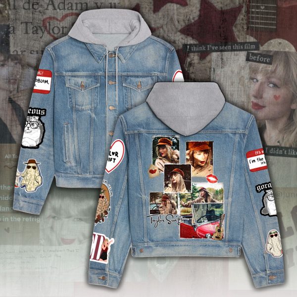 Taylor Swift Women's Denim Hood Jacket - ANHNV 2042