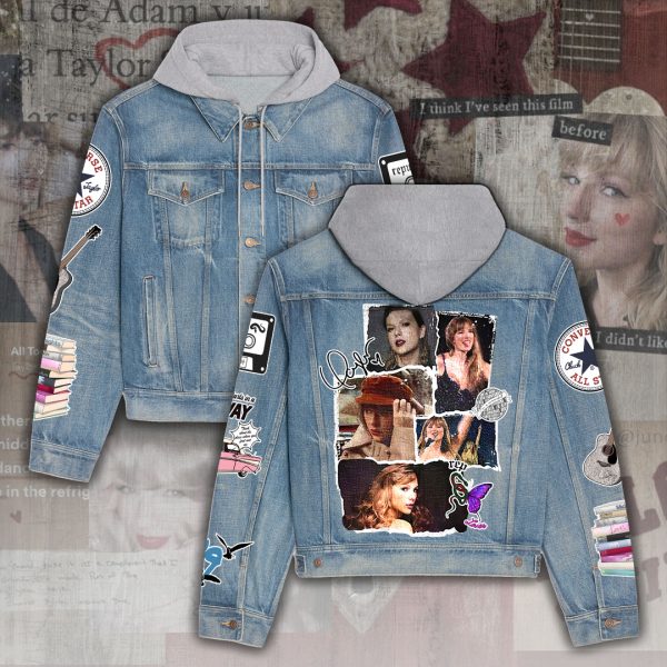 Taylor Swift Women's Denim Hood Jacket - ANHNV 2045