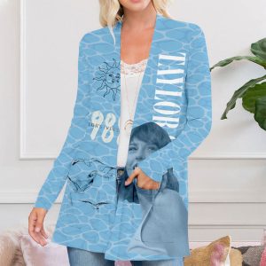 Taylor Swift Women's Patch Pocket Cardigan - ANHNV 2061