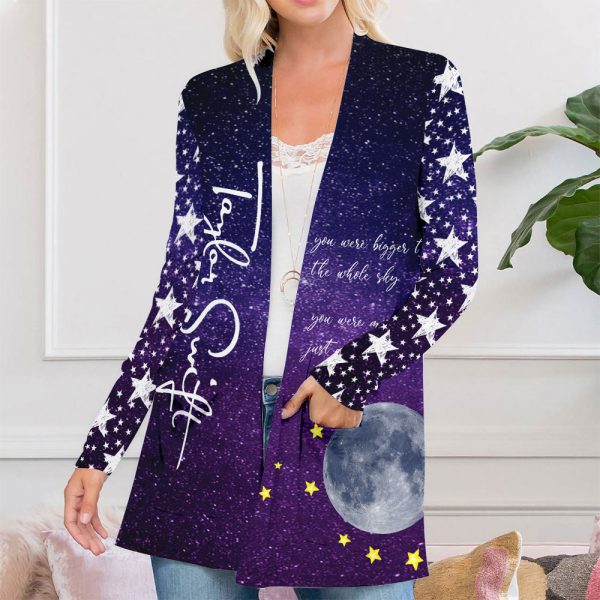 Taylor Swift Women's Patch Pocket Cardigan - ANHNV 2065