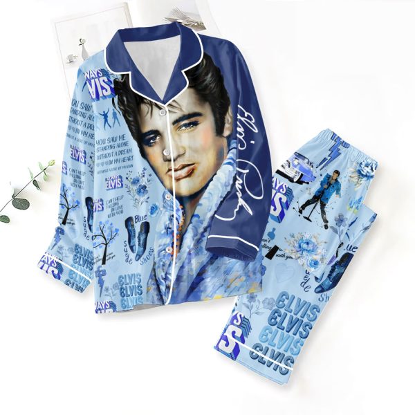 Elvis Presley Button Down Pajamas Set – ANHNV 2088