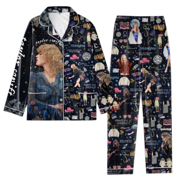 Taylor Swift Button Down Pajamas Set – ANHNV 3018