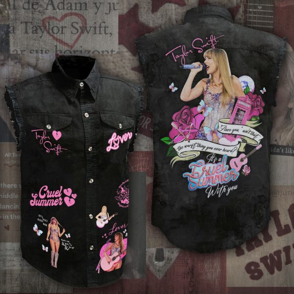 Taylor Swift 3D Lightweight Sleeveless Denim Shirt - ANHNV 3053