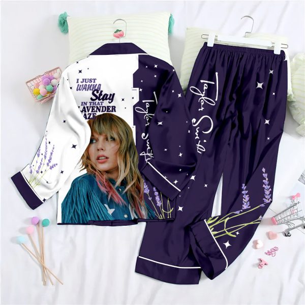 Taylor Swift Button Down Pajamas Set – ANHNV 3101