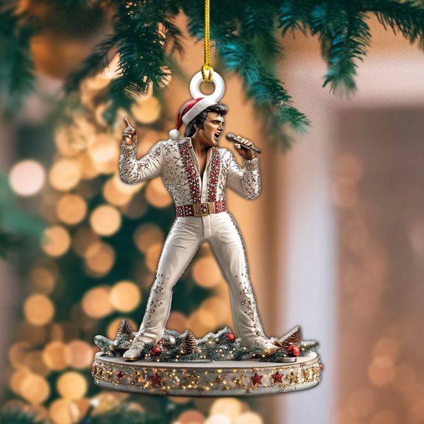 7PCS Elvis Presley Custom Shape 2-sided Acrylic Ornament – ANHNV 5568