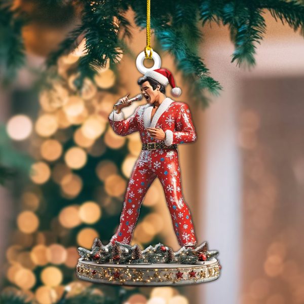 7PCS Elvis Presley Custom Shape 2-sided Acrylic Ornament – ANHNV 5568