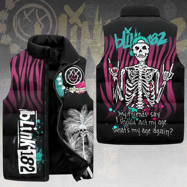 Blink-182 2D Sleeveless Jacket - VANDH 1263