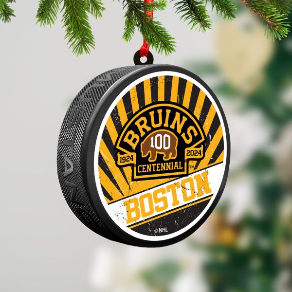 Boston Bruins 2-Side Printed Acrylic Ornament - TANTN 2883.6