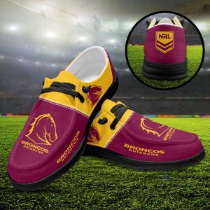 Brisbane Broncos Custom Hey Dude Shoes - VANDH 1286