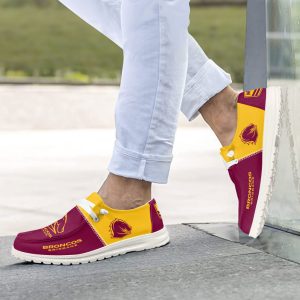 Brisbane Broncos Custom Hey Dude Shoes - VANDH 1286