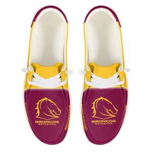 Brisbane Broncos Custom Hey Dude Shoes - VANDH 1286