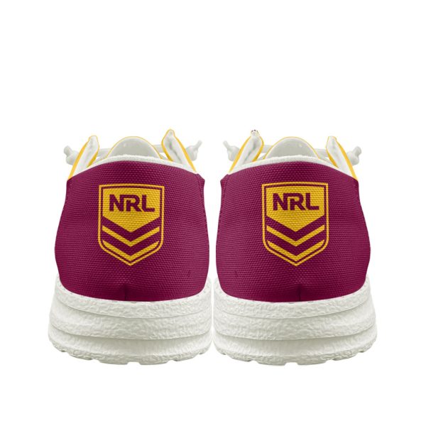 Brisbane Broncos Custom Hey Dude Shoes - VANDH 1286