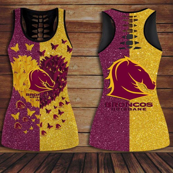 Brisbane Broncos Hollow Tank Top - VANDH 1391