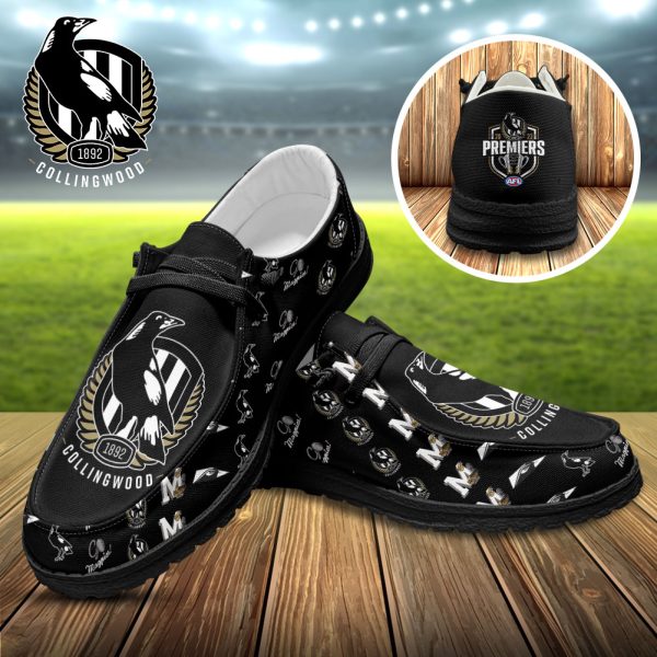 2023 AFL Premiers Collingwood FC Custom Hey Dude Shoes - VANDH 1285