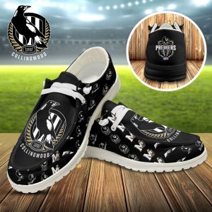 2023 AFL Premiers Collingwood FC Custom Hey Dude Shoes - VANDH 1285