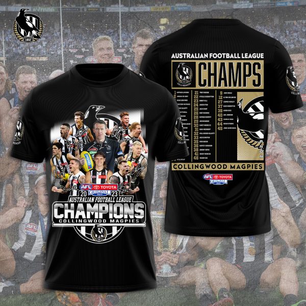 Collingwood FC 3D Apparel - TANTN 2627