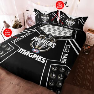 Personalized 2023 AFL Premiers Collingwood FC Bedding set - TANTN 2694