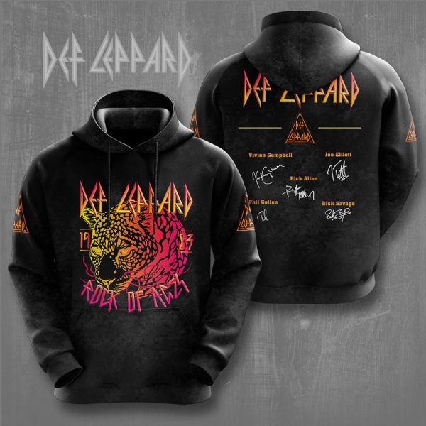 Def Leppard 3D Apparel - NGHIAVT 0888