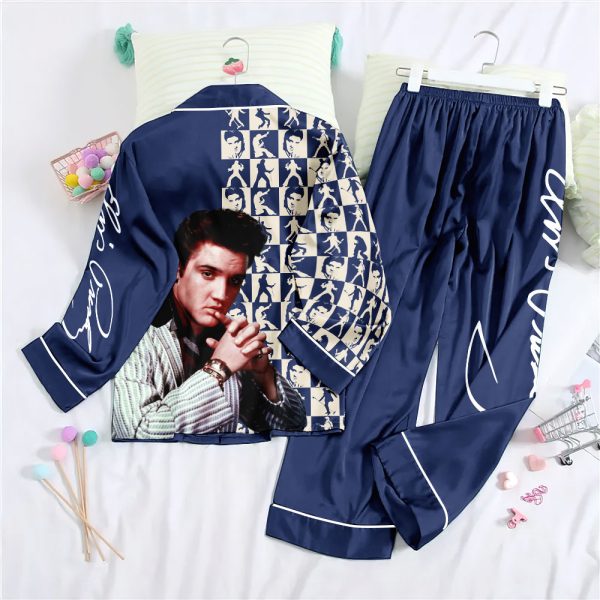 Elvis Presley Button Down Pajamas Set – NGHIAVT 0860