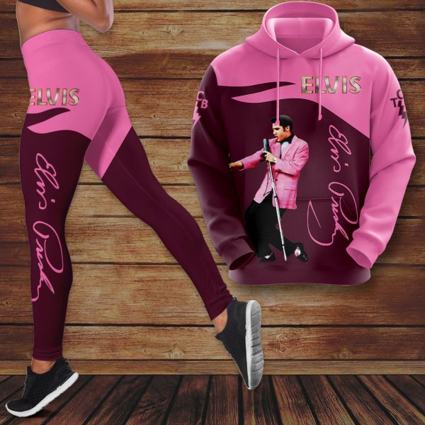 Elvis Presley 3D Hoodie Leggings - VANDH 1209