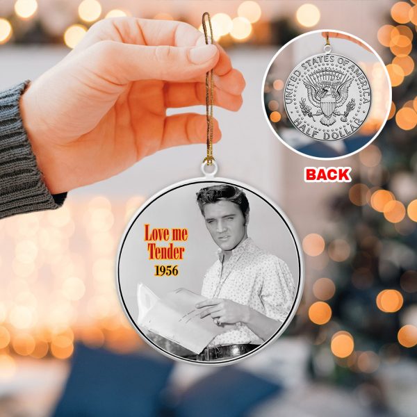 Elvis Presley 2-Side Printed Acrylic Ornament - TANTN 2801.1