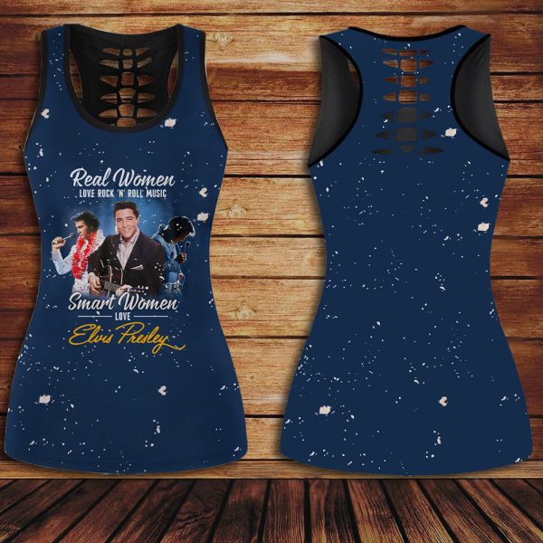 Elvis Presley Hollow Tank Top Leggings - TANTN 2799