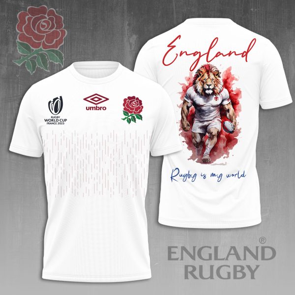 England National Rugby Union Team 3D T-Shirt - VANDH 1354