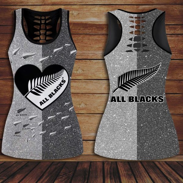 New Zealand National Rugby Union Team All Blacks Hollow Tank Top - VANDH 1392