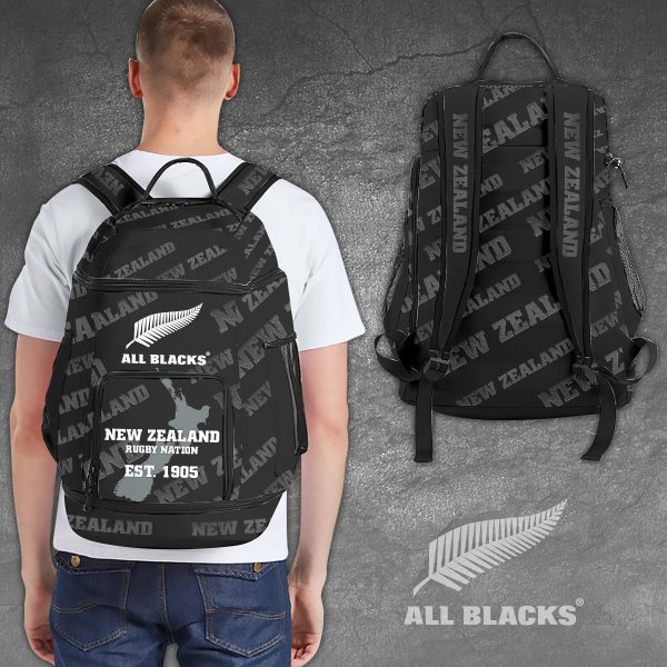 New Zealand National Rugby Union Team All Blacks 3D Multifunctional Backpack – VANDH 1231