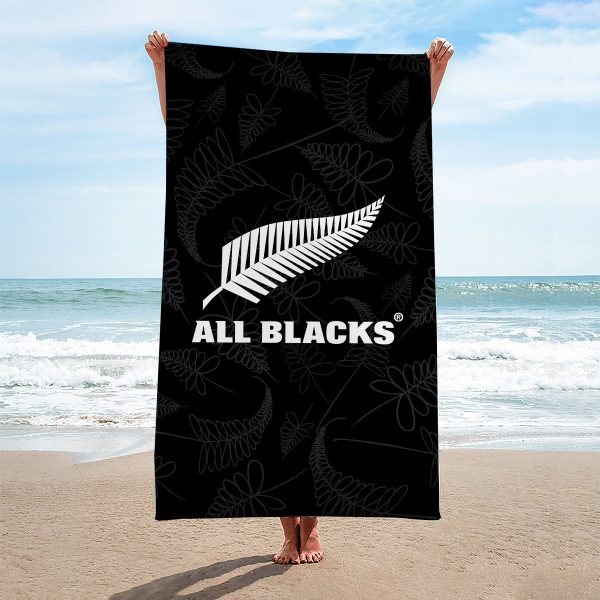 New Zealand Warriors Rectangle Beach Towel - VANDH 1358